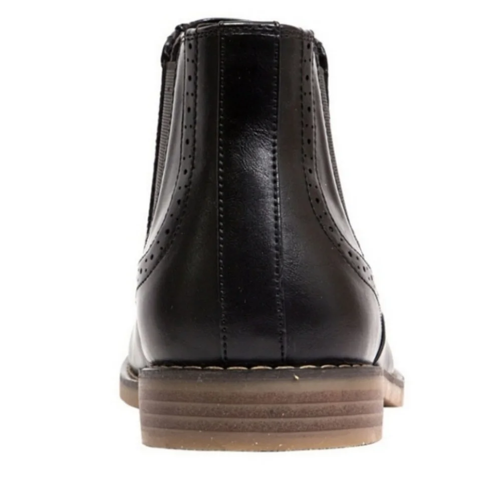 DEER STAGS MIKEY CHELSEA BLACK BOOTS SIZE 12